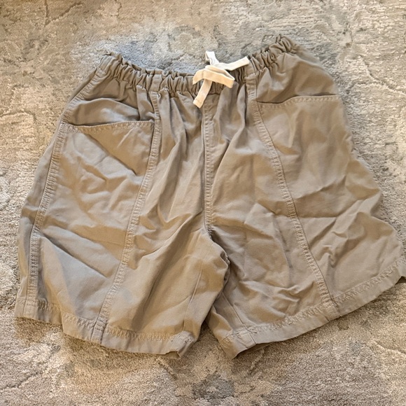 aerie Pants - NWT aerie High Waist Drawstring Shorts in Light Taupe
